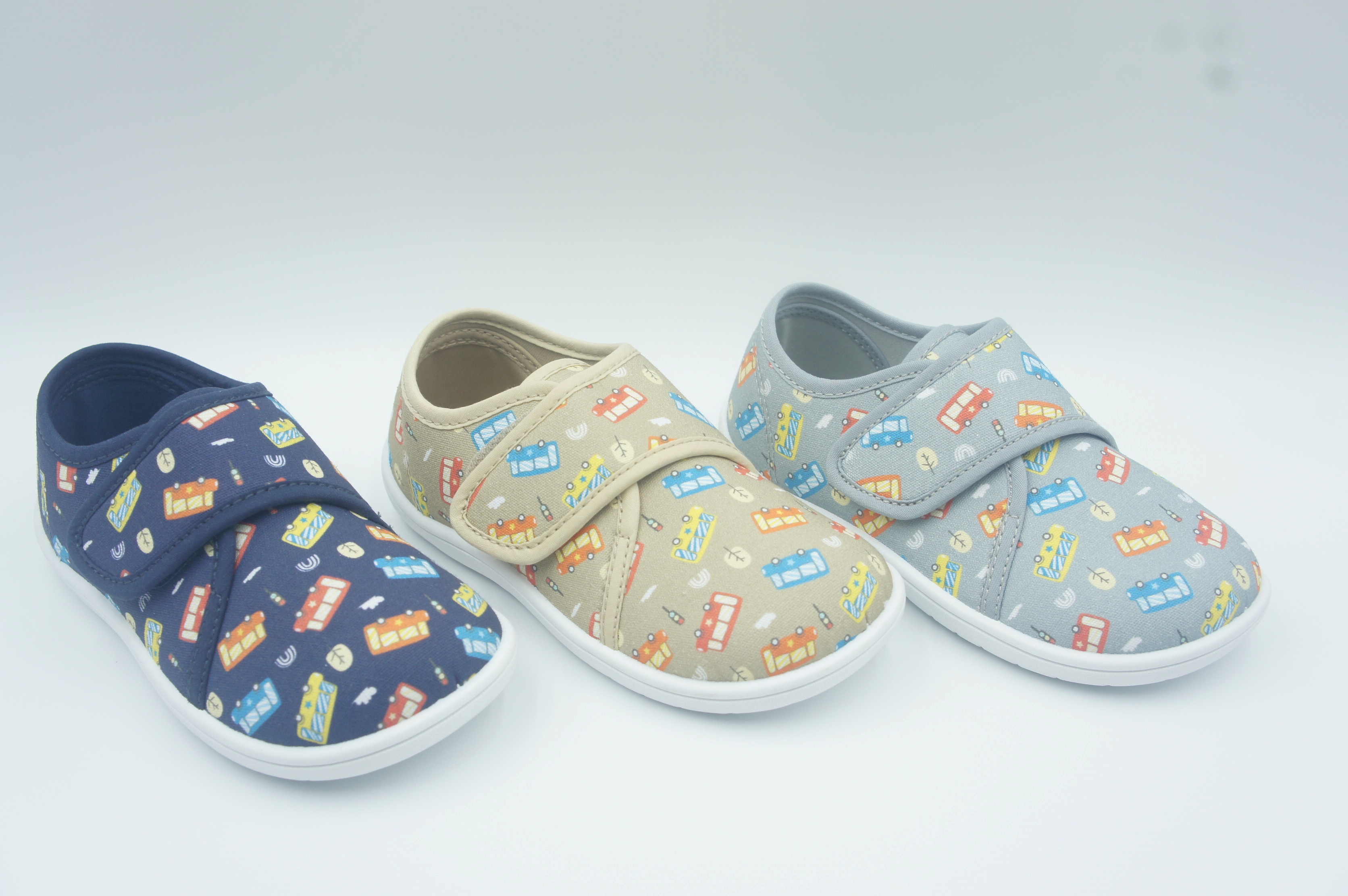 Canvas injection shoe sample